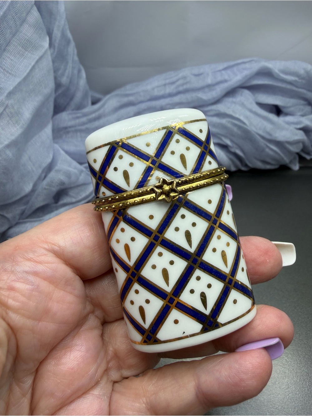 Vintage DelPrado trinket Box Louis XIV Design